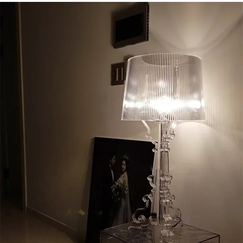 Veloura Baroque Acrylic Table Lamp