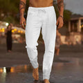Men's Relaxed Fit Linen Trousers