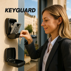 KeyGuard Outdoor Key Safe Wall Mounted Lock Box for Keys