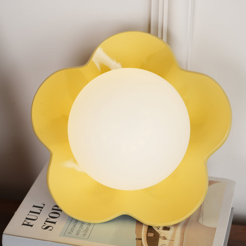 Coloured Glass Wall and Ceiling Light Fixture