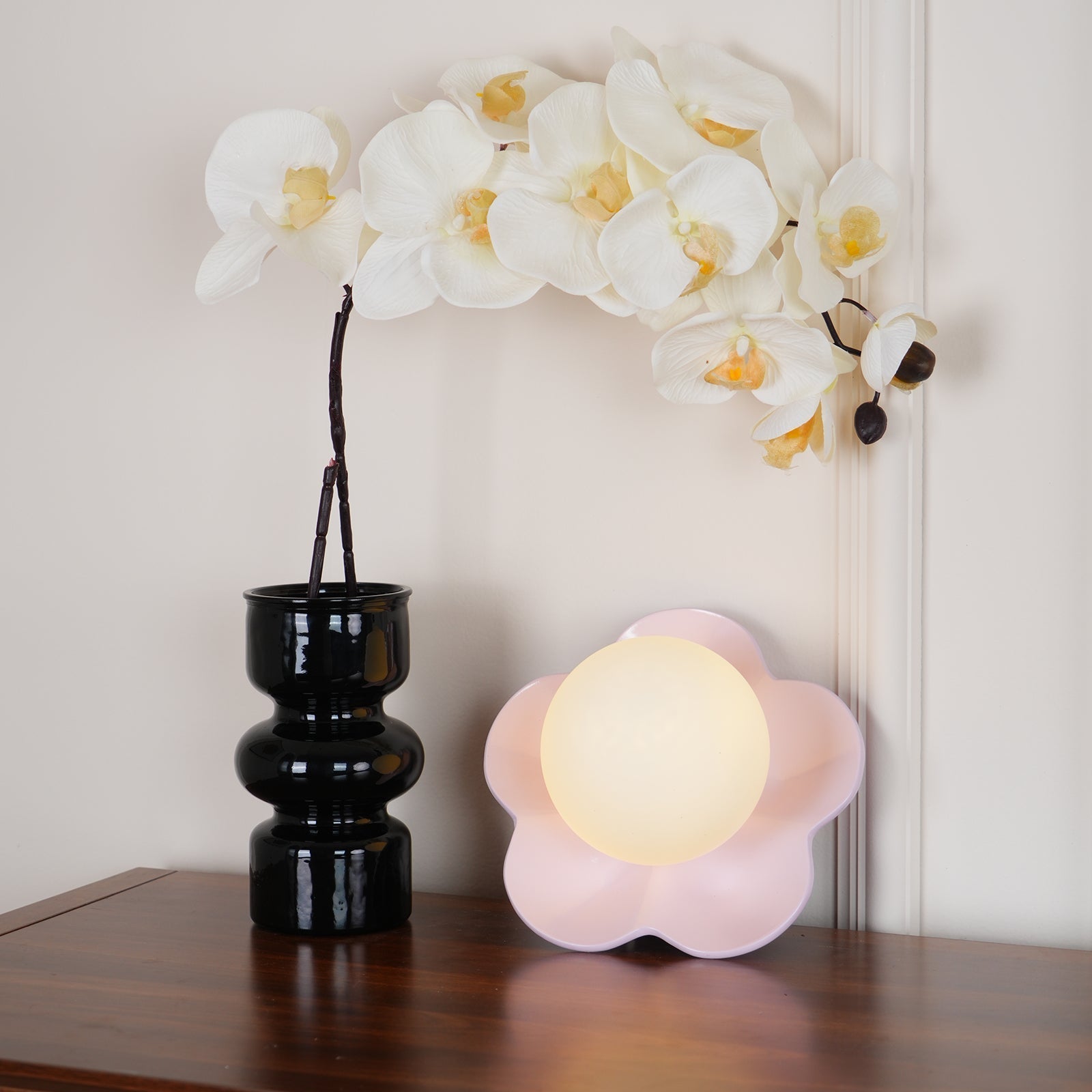 Coloured Glass Wall and Ceiling Light Fixture