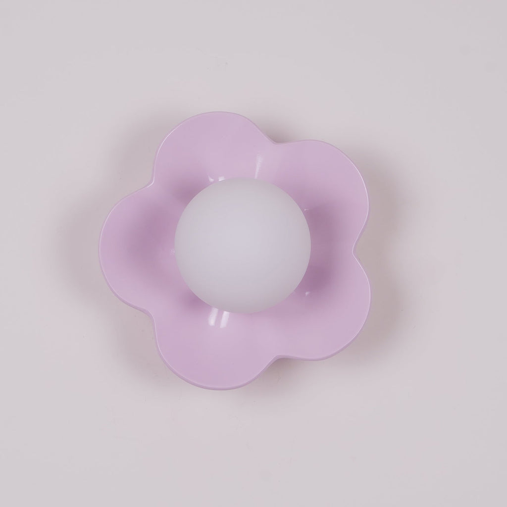 Coloured Glass Wall and Ceiling Light Fixture