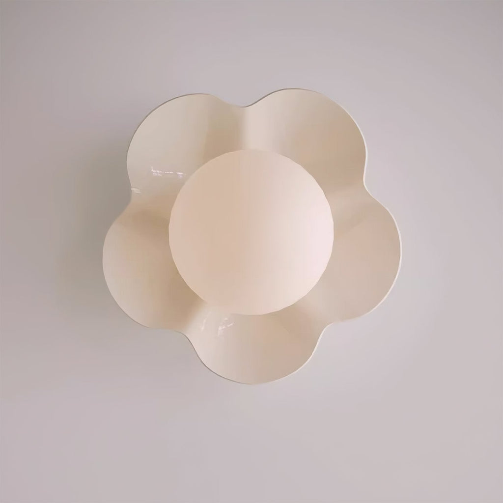Coloured Glass Wall and Ceiling Light Fixture