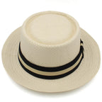 CoastCrown Pork Pie Straw Hat for Men and Women Summer Style