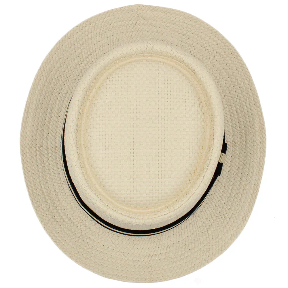 CoastCrown Pork Pie Straw Hat for Men and Women Summer Style