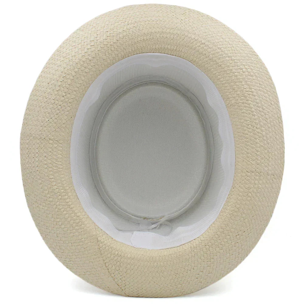 CoastCrown Pork Pie Straw Hat for Men and Women Summer Style