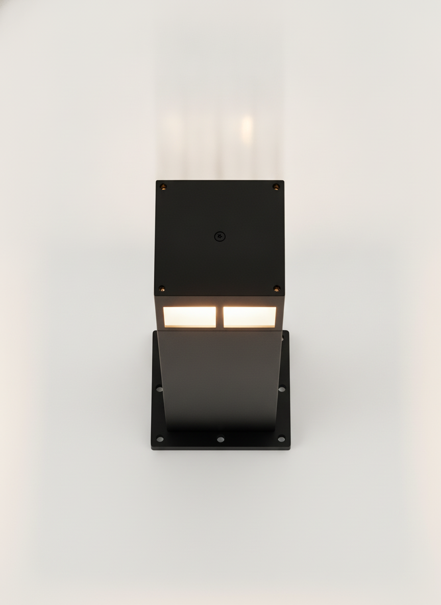Lampada da giardino da esterno a LED in stile minimalista contemporaneo