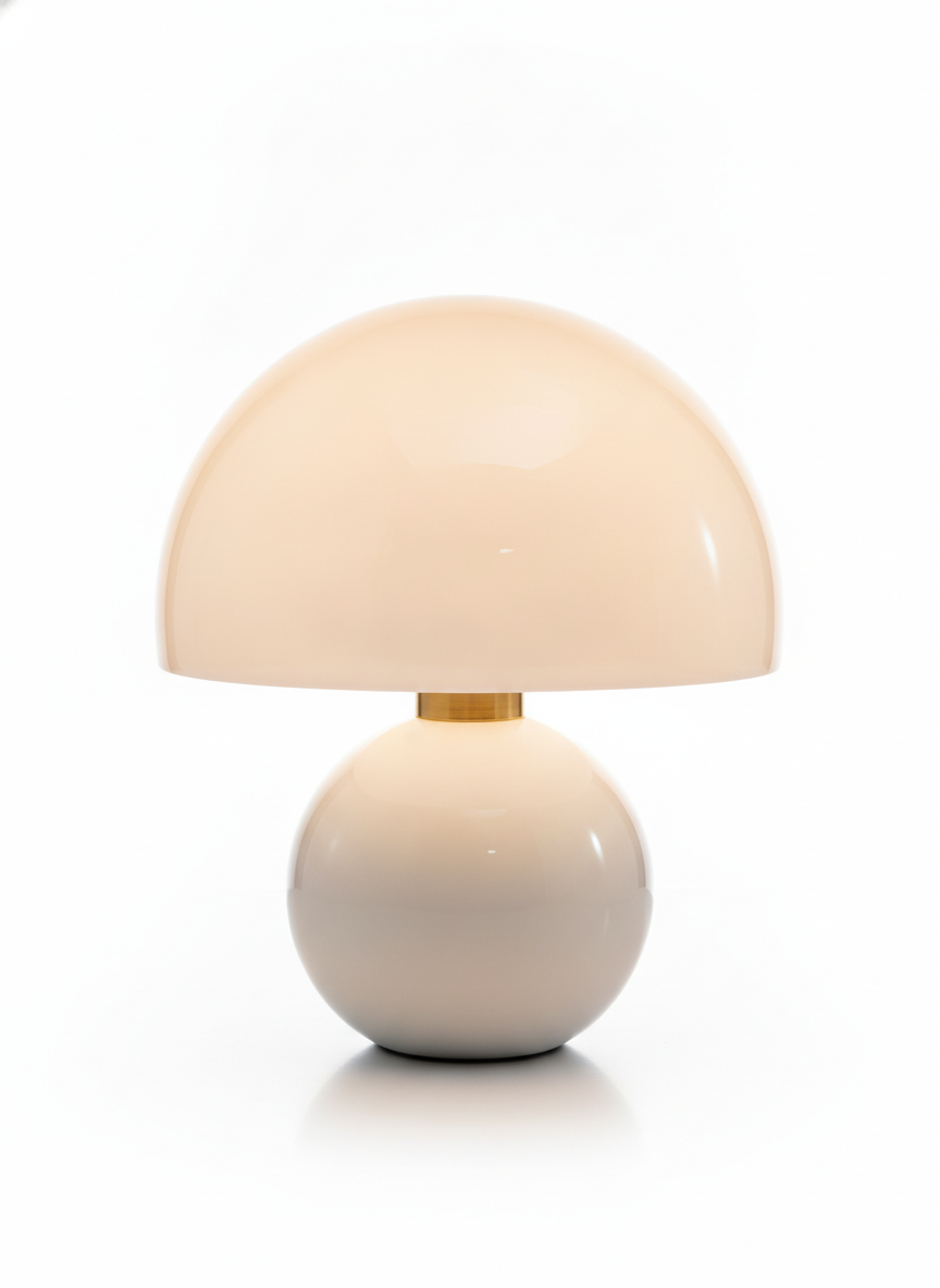 Lampada da tavolo Fungo Bianco Elegante
