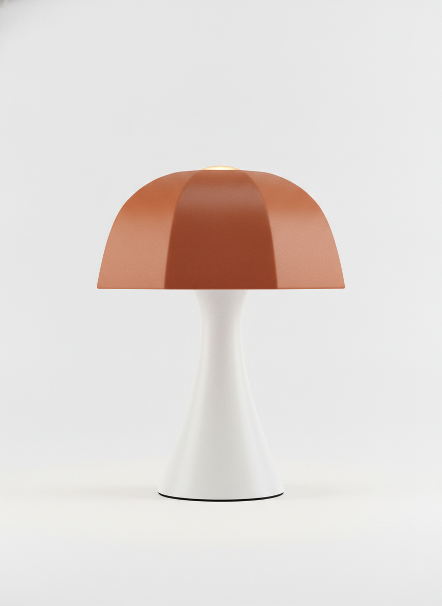 Lampada da tavolo a LED a forma di fungo per il comodino e l'arredamento della casa