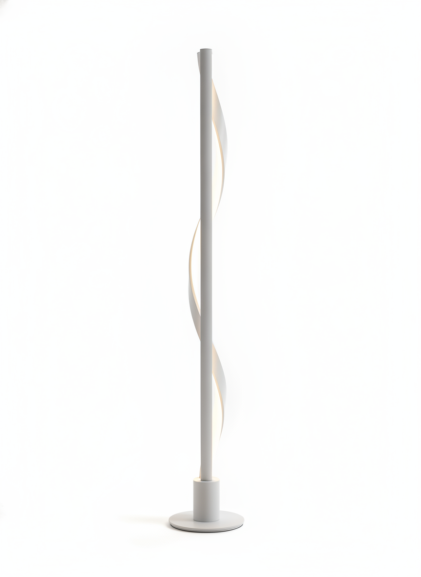 Lampada da terra a LED “Arc” elegante e moderna con telecomando