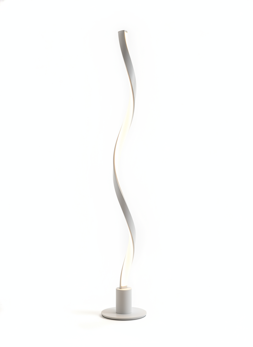Lampada da terra a LED “Arc” elegante e moderna con telecomando