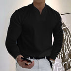CrestVale Men's Classic Button Up Shirt for Business and Casual Wear
