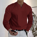 CrestVale Men's Classic Button Up Shirt for Business and Casual Wear