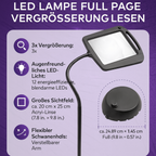 ClearView LED Reading Lamp with Magnifier