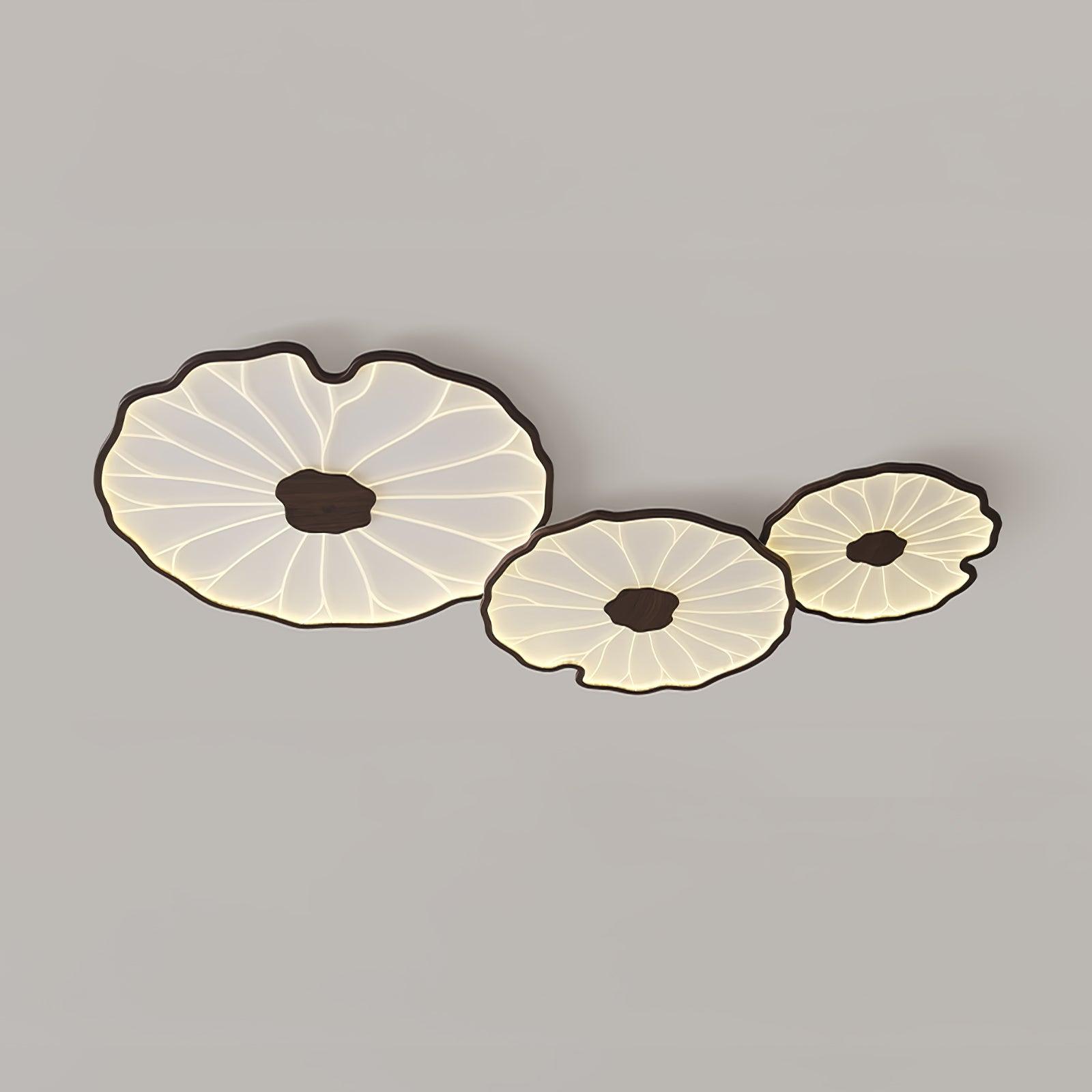 LotoLume LED Ceiling Light Lotus Leaf Design