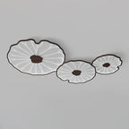 LotoLume Plafonnier LED Design Feuille de Lotus
