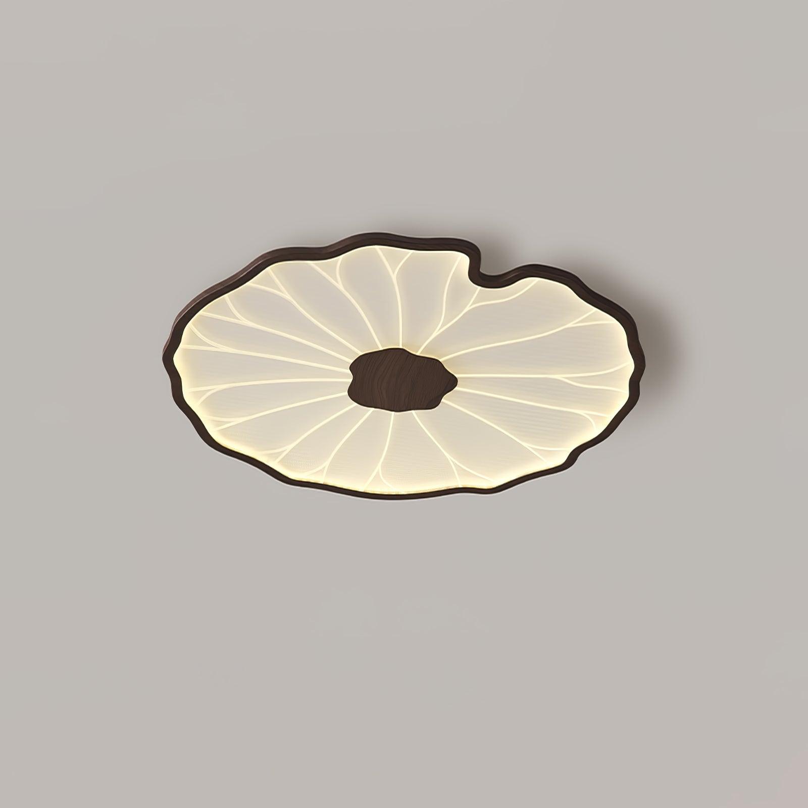 LotoLume LED Ceiling Light Lotus Leaf Design