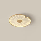 LotoLume Plafonnier LED Design Feuille de Lotus