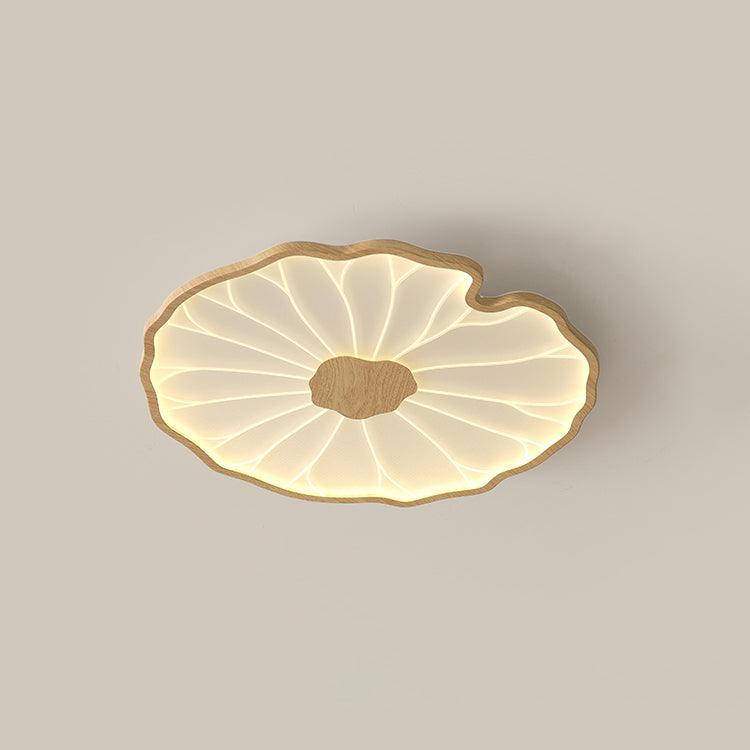 LotoLume Plafonnier LED Design Feuille de Lotus