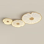 LotoLume Plafonnier LED Design Feuille de Lotus