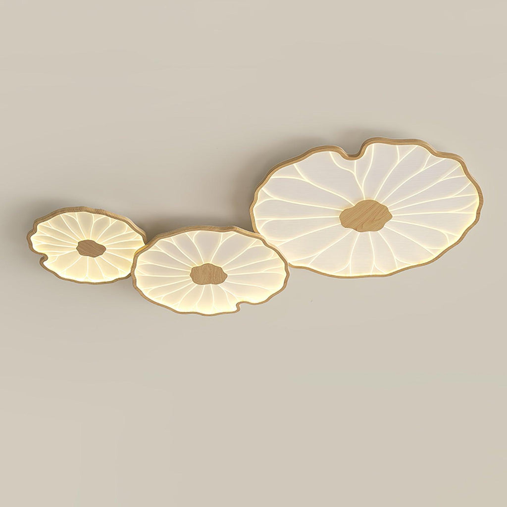 LotoLume LED Ceiling Light Lotus Leaf Design