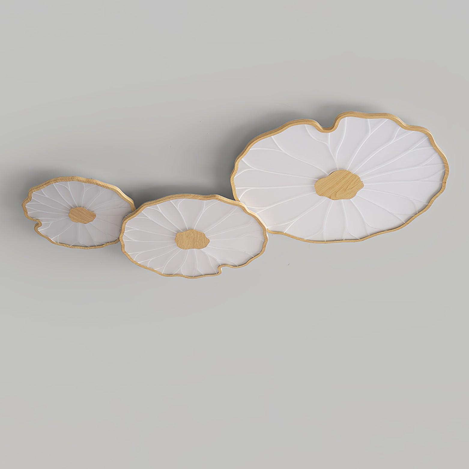 LotoLume LED Ceiling Light Lotus Leaf Design