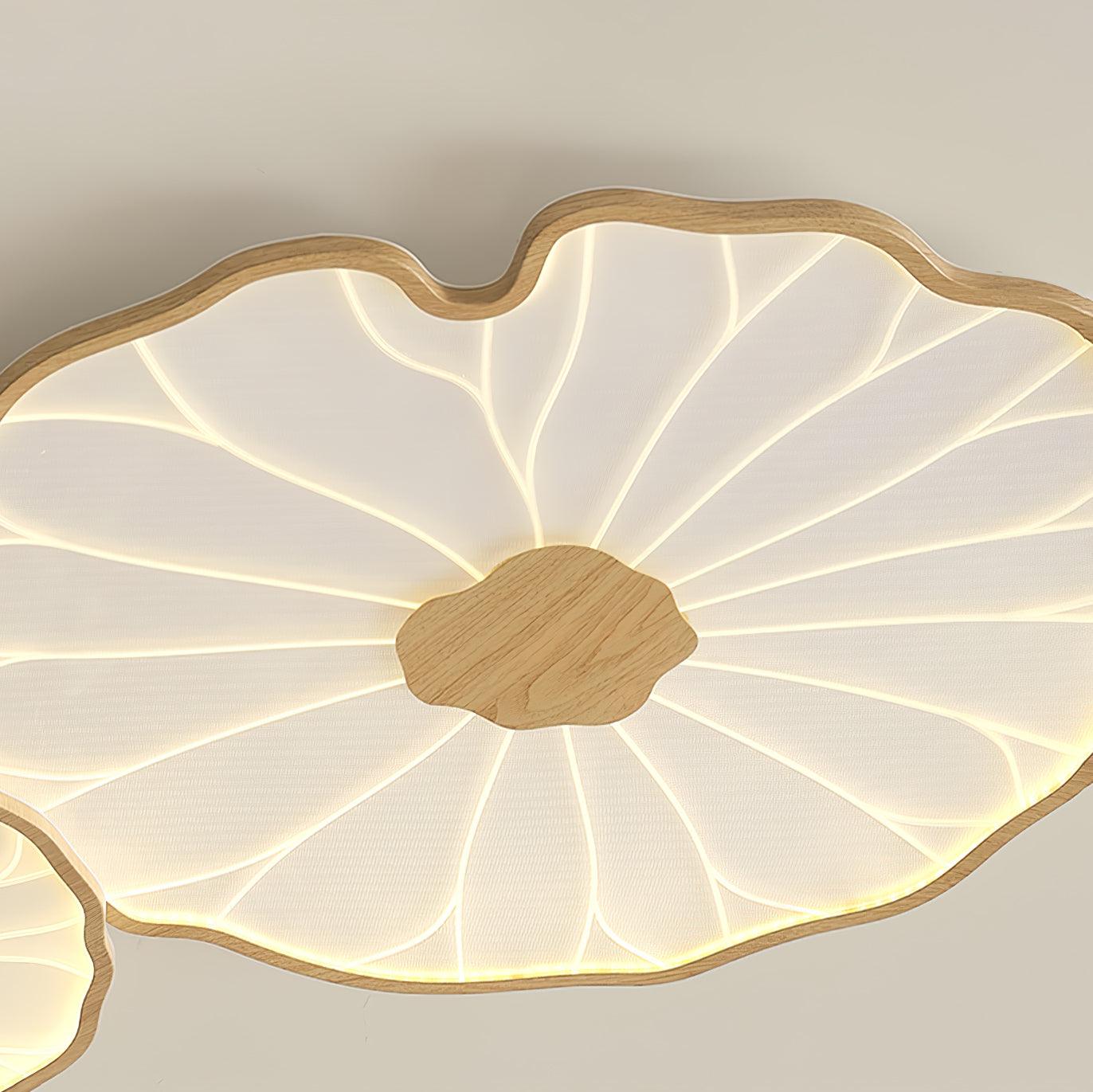 LotoLume LED Ceiling Light Lotus Leaf Design