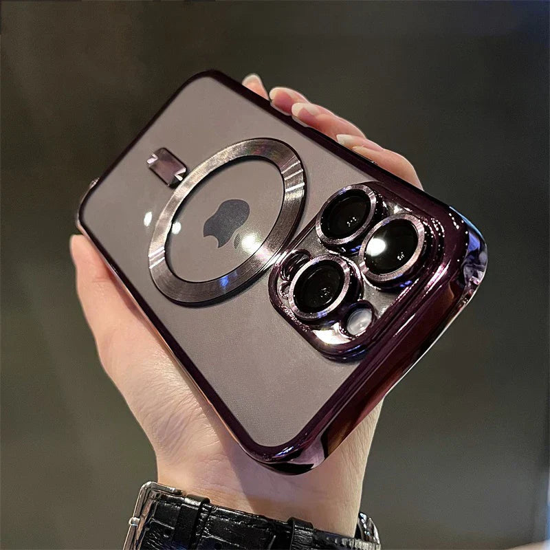 Premium Metallic Magnetic Phone Shield - Slim Protective Case