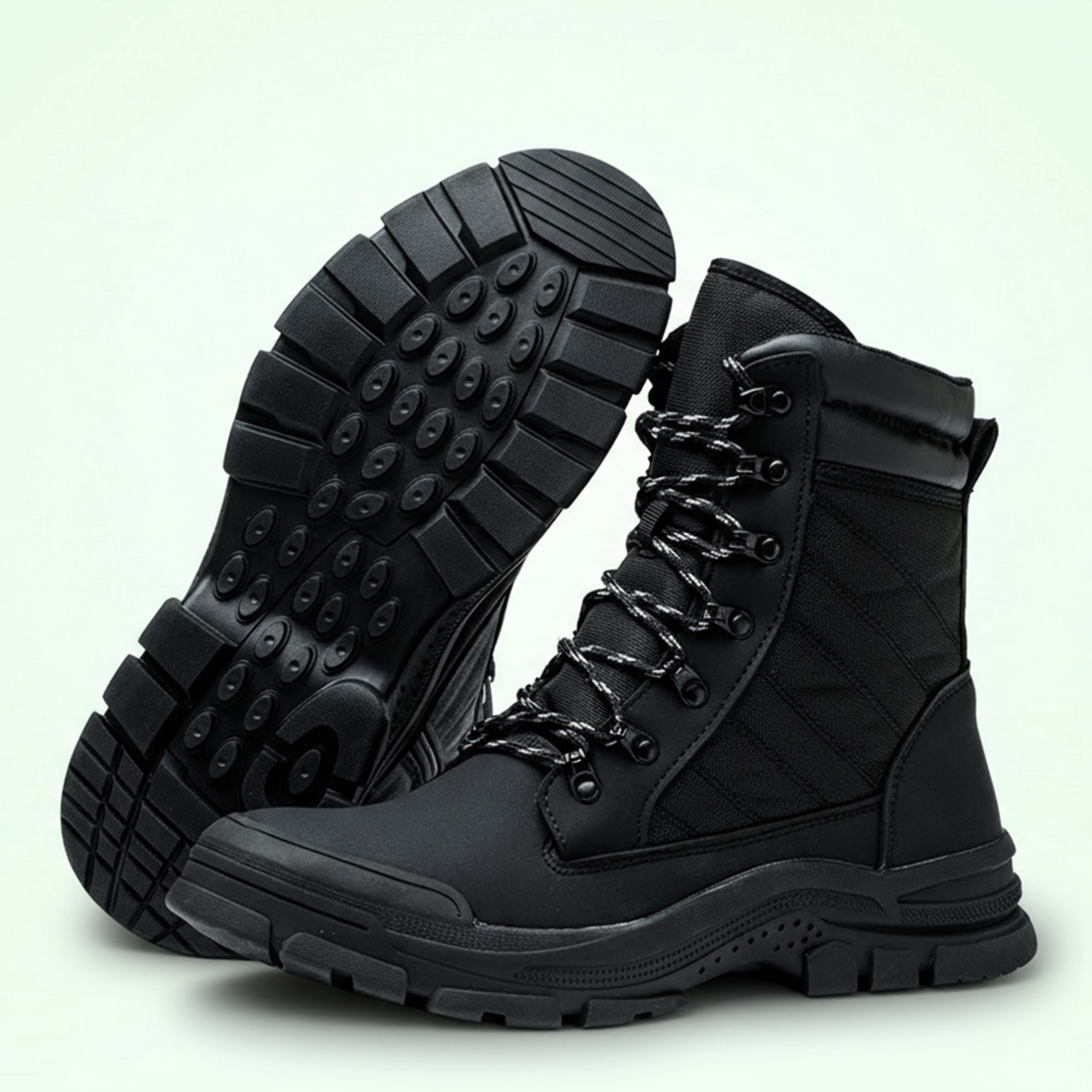 ForgeStep Steel Toe Safety Boots | Protective Work Boots with Side Zipper