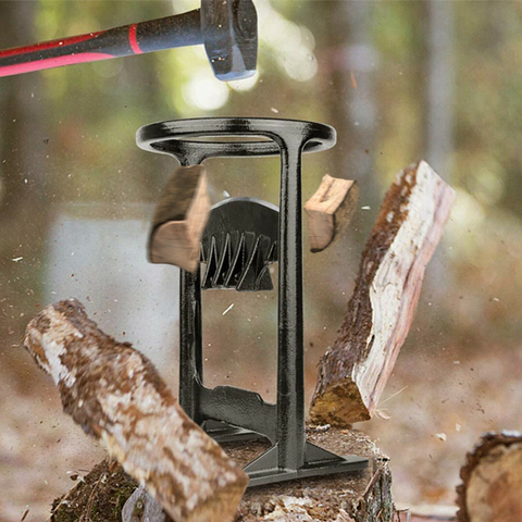 TimberCrack Manual Log Splitter Heavy Duty Steel Firewood Cutter
