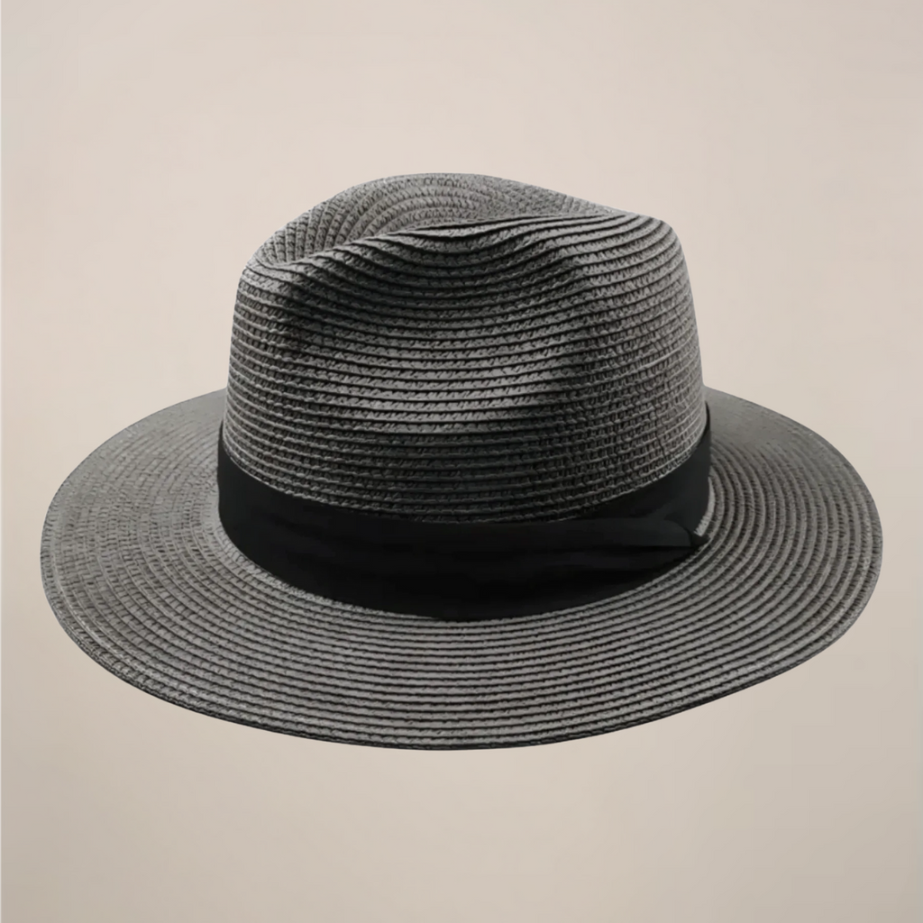 Men's Panama Straw Summer Hat Wide Brim Lightweight