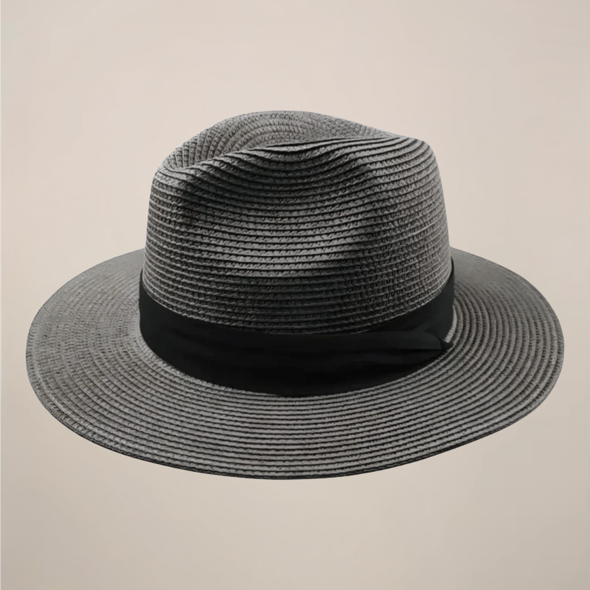 Men's Panama Straw Summer Hat Wide Brim Lightweight