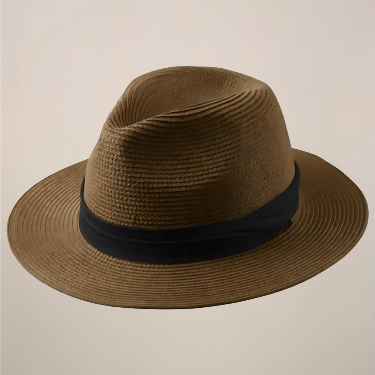 Men's Panama Straw Summer Hat Wide Brim Lightweight