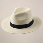 Men's Panama Straw Summer Hat Wide Brim Lightweight