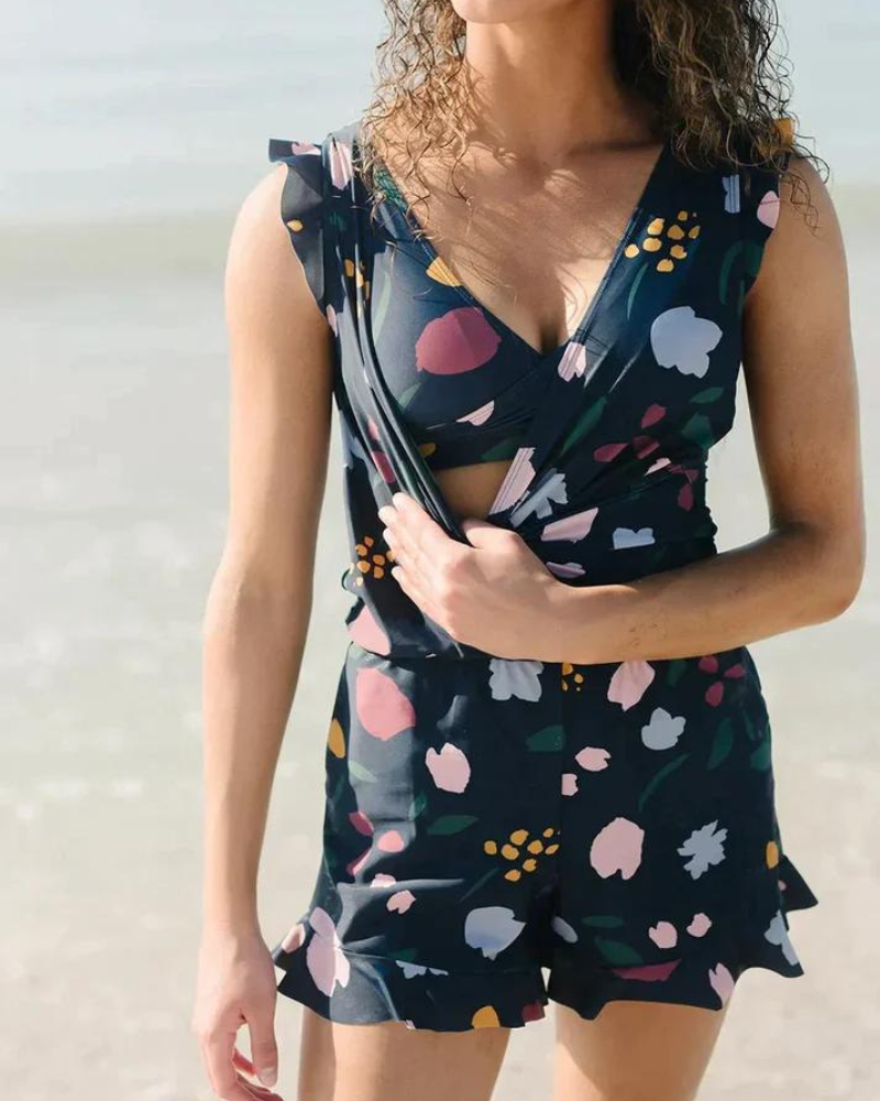 AzureLuxe Women's One Piece Swimsuit with Built In Support