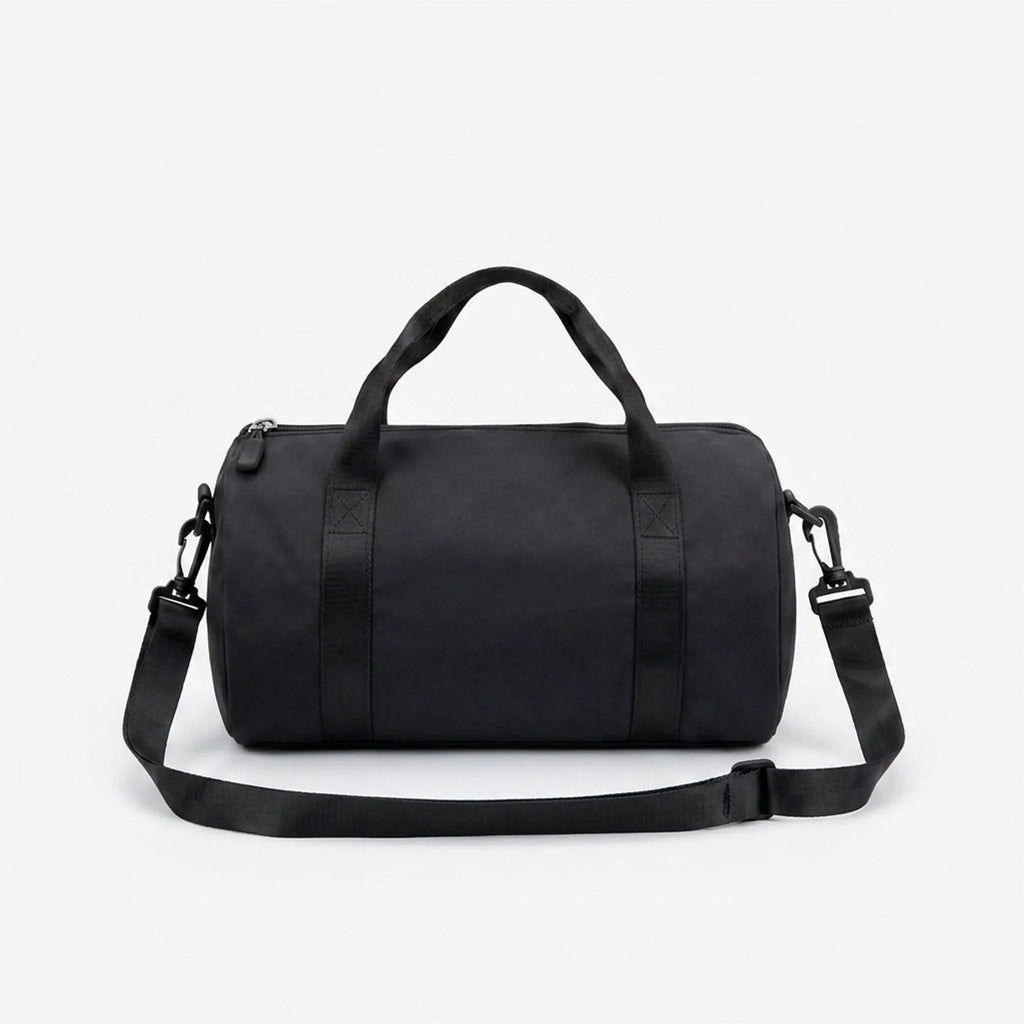 Compact Cylindrical Duffel Bag - Lightweight Gym & Travel Carry