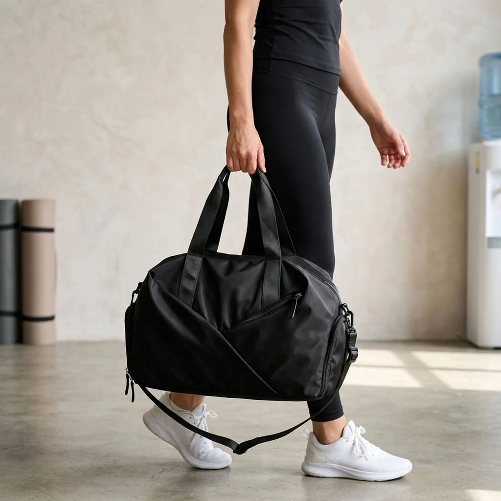 Premium Dual-Compartment Duffel Bag for Gym, Travel & Commute