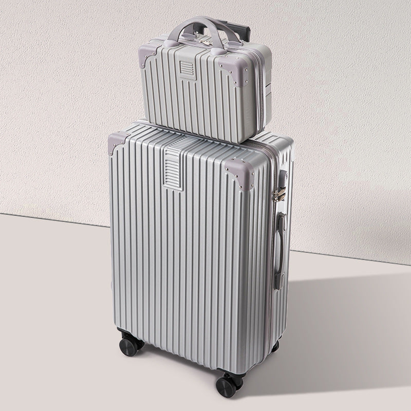 GlideVault Spinner Suitcase | Textured Hard Shell Travel Luggage