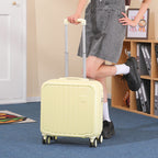LunaCarry Compact Spinner Suitcase | Multi-Compartment Cabin Luggage