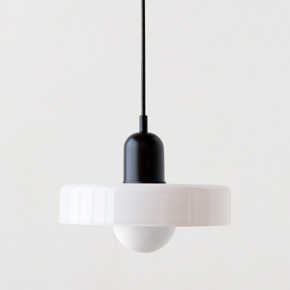 Luméa Suspension Bauhaus en Verre Coloré