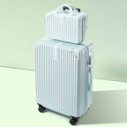GlideVault Spinner Suitcase | Textured Hard Shell Travel Luggage