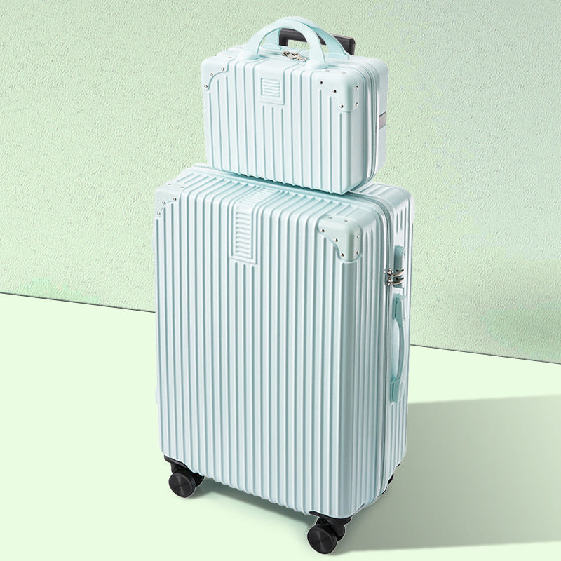 GlideVault Spinner Suitcase | Textured Hard Shell Travel Luggage