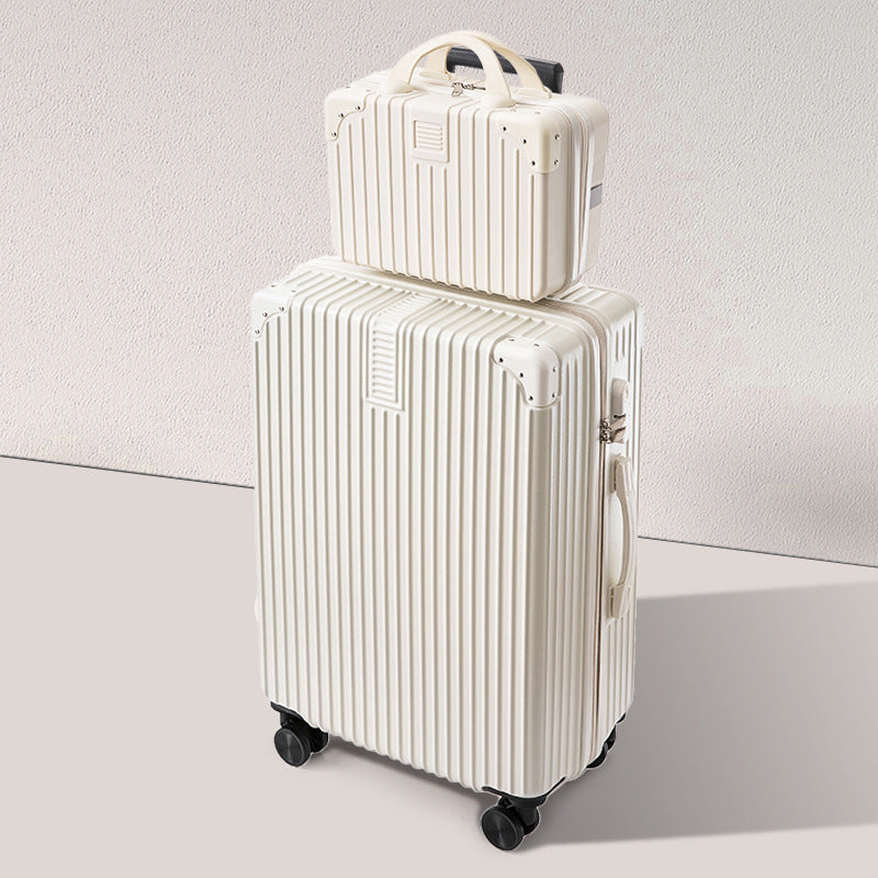 GlideVault Spinner Suitcase | Textured Hard Shell Travel Luggage