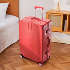 GlideVault Spinner Suitcase | Textured Hard Shell Travel Luggage