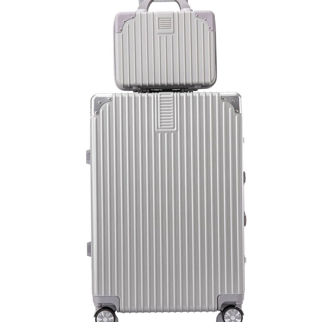 GlideVault Spinner Suitcase | Textured Hard Shell Travel Luggage