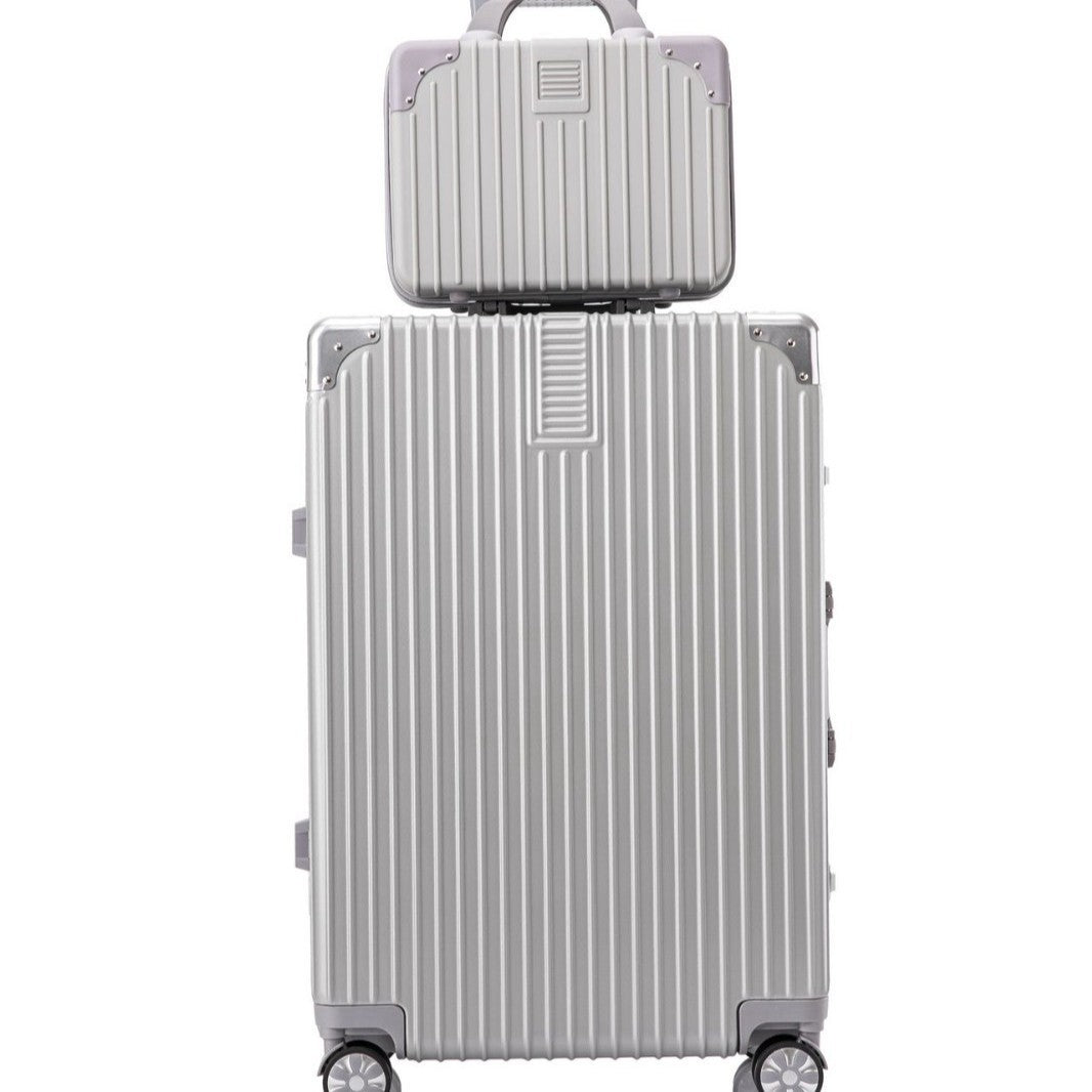 GlideVault Spinner Suitcase | Textured Hard Shell Travel Luggage