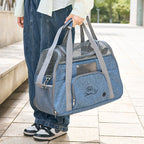 CozyTrail Pet Carrier Bag with Mesh Windows and Shoulder Strap