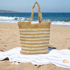 Harrowvale Woven Summer Shopper Bag Lightweight Everyday Tote Bag