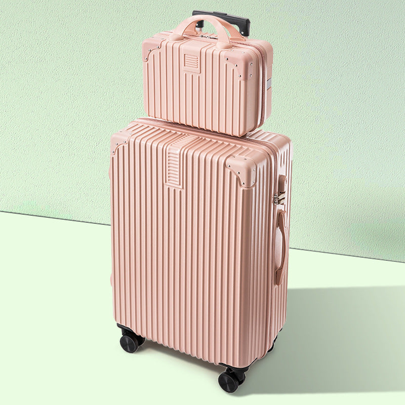 GlideVault Spinner Suitcase | Textured Hard Shell Travel Luggage