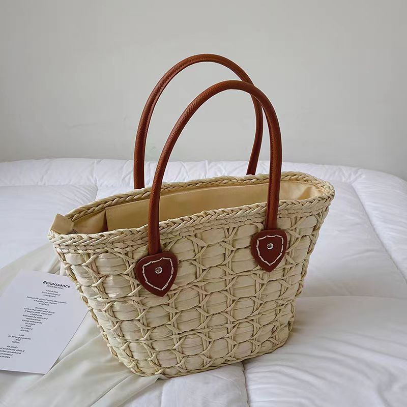 Westhaven Woven Shopper Tote Bag Spacious Everyday Shoulder Handbag